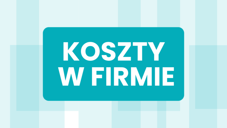 KOSZTY W FIRMIE