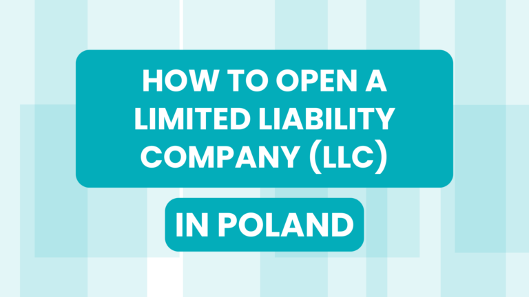 how to open a limited liability company. In Poland